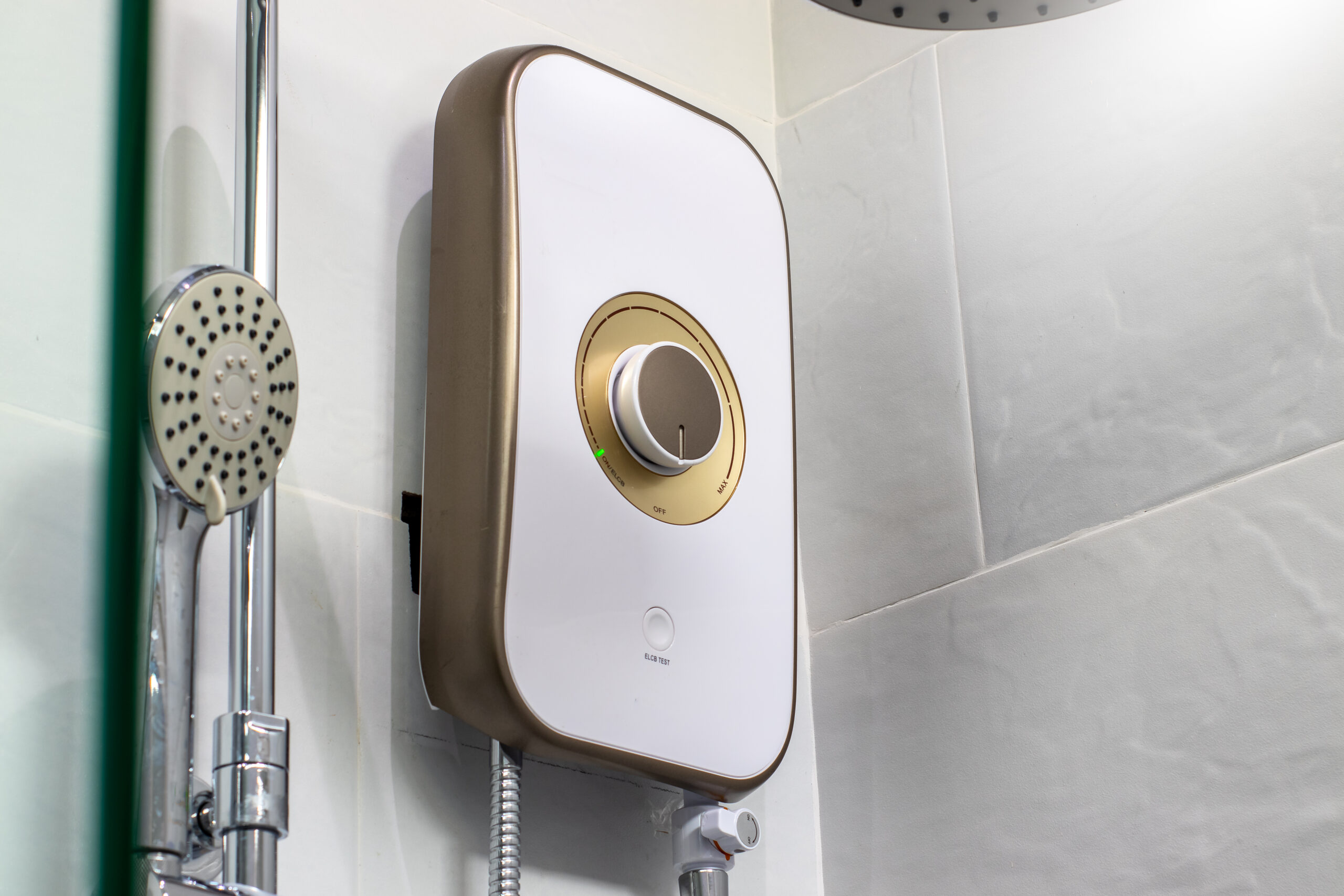 Close-Up Luxury water heaters
